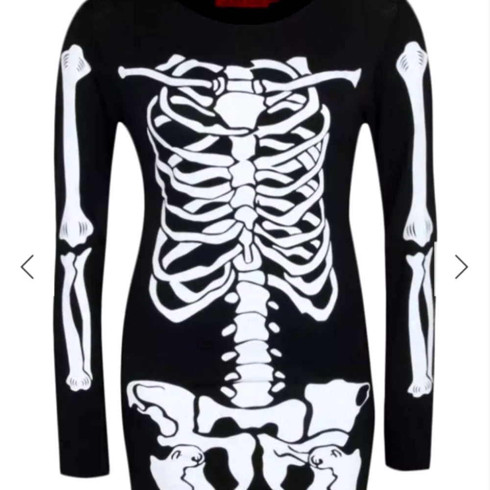 Skeleton Body con dress